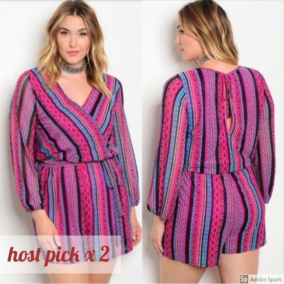 Dresses & Skirts - 💥LAST CHANCE💥➕ LAST ONE// Boho Print Romper
